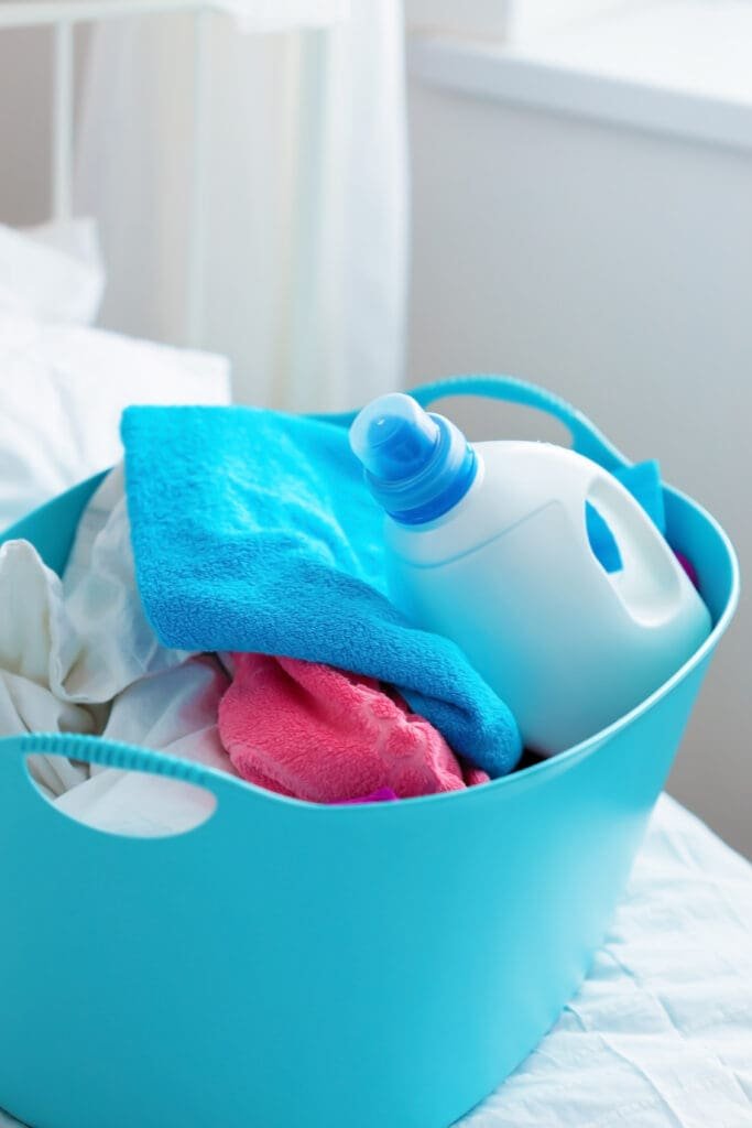 Basket of Clothes - Care for Natural Fabrics